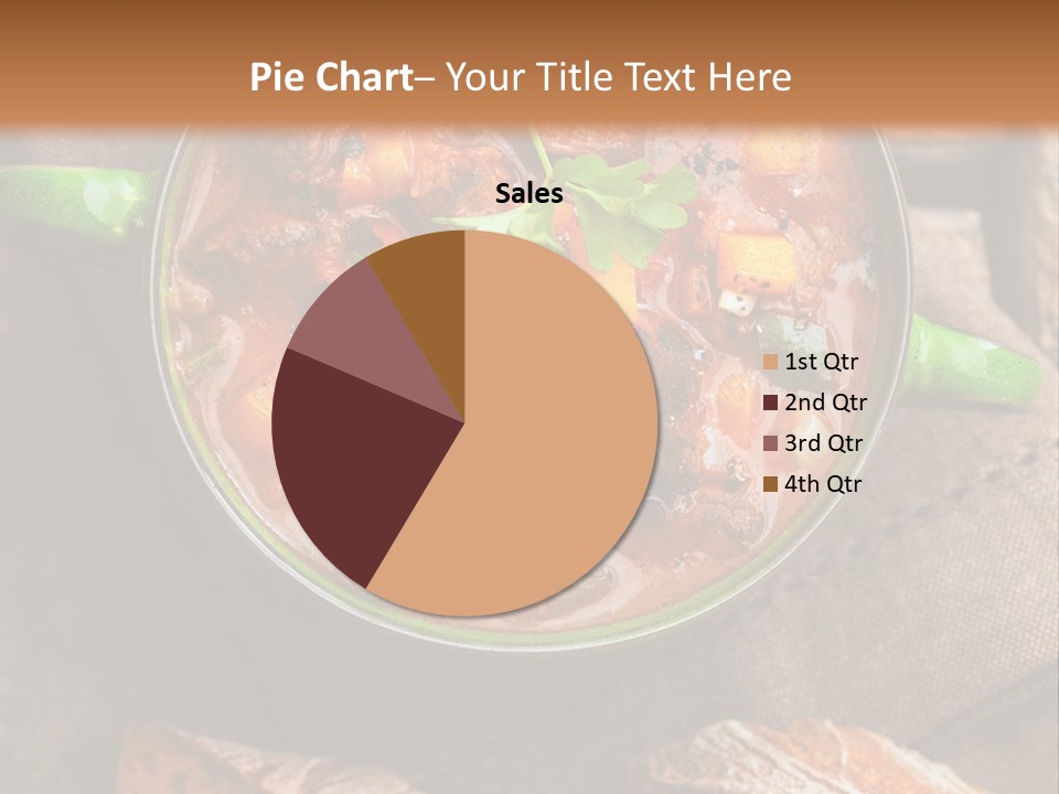 Cobblestone Bread Image PowerPoint Template