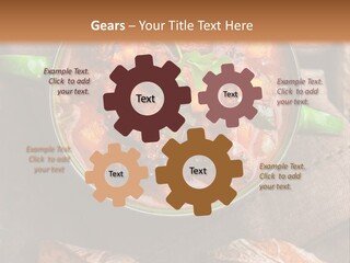 Cobblestone Bread Image PowerPoint Template