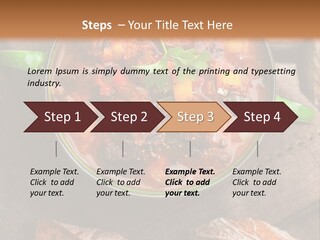 Cobblestone Bread Image PowerPoint Template