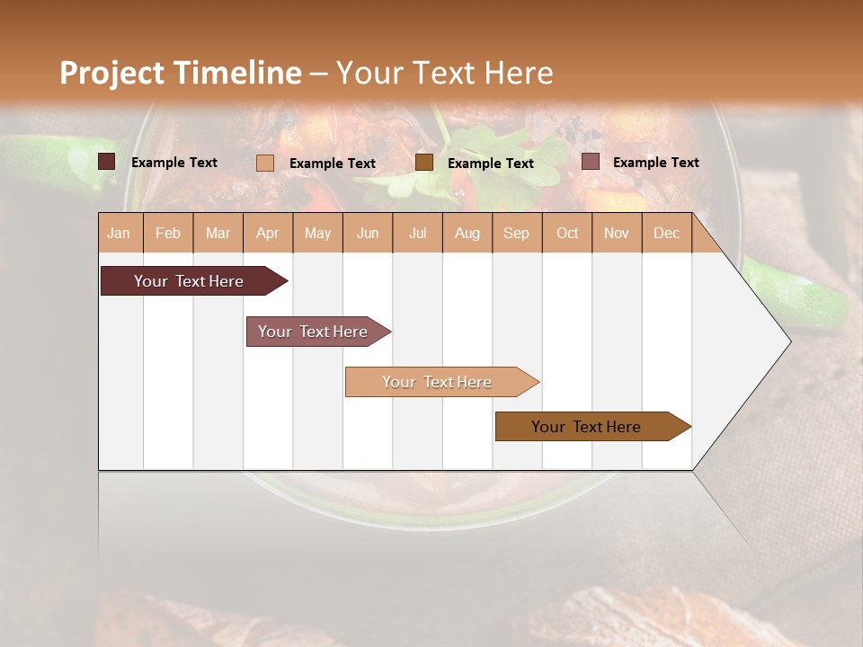 Cobblestone Bread Image PowerPoint Template