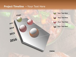 Cobblestone Bread Image PowerPoint Template