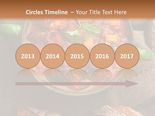Cobblestone Bread Image PowerPoint Template