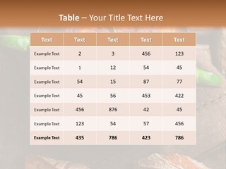 Cobblestone Bread Image PowerPoint Template