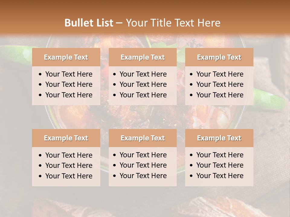 Cobblestone Bread Image PowerPoint Template