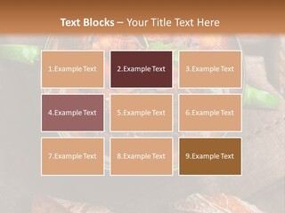 Cobblestone Bread Image PowerPoint Template