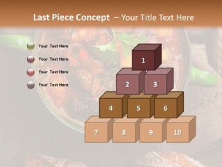 Cobblestone Bread Image PowerPoint Template