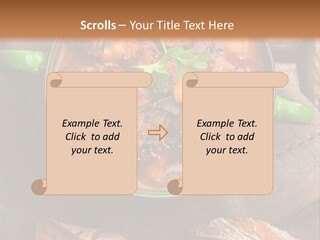Cobblestone Bread Image PowerPoint Template
