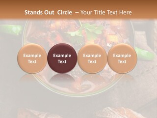 Cobblestone Bread Image PowerPoint Template