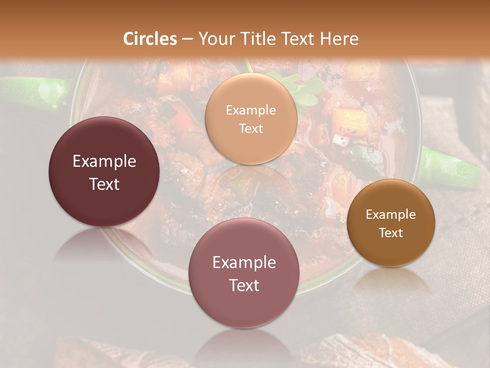 Cobblestone Bread Image PowerPoint Template