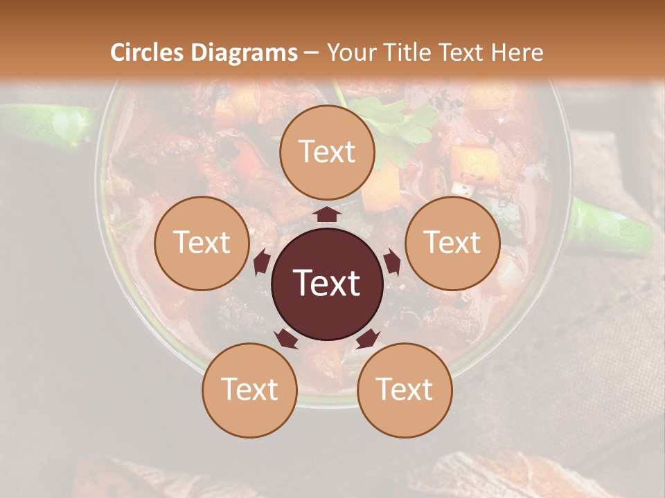 Cobblestone Bread Image PowerPoint Template