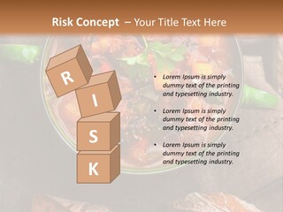 Cobblestone Bread Image PowerPoint Template