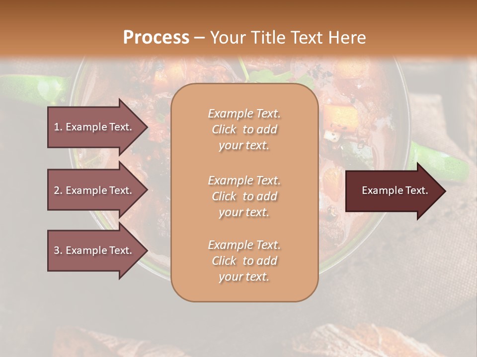Cobblestone Bread Image PowerPoint Template
