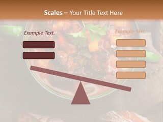 Cobblestone Bread Image PowerPoint Template