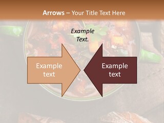 Cobblestone Bread Image PowerPoint Template