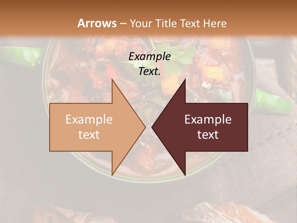 Cobblestone Bread Image PowerPoint Template