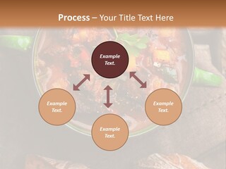 Cobblestone Bread Image PowerPoint Template