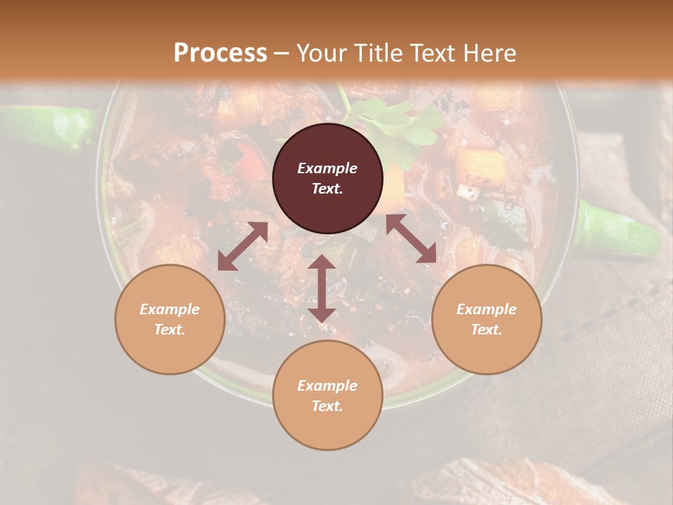 Cobblestone Bread Image PowerPoint Template