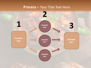 Cobblestone Bread Image PowerPoint Template