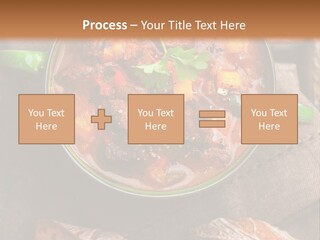 Cobblestone Bread Image PowerPoint Template
