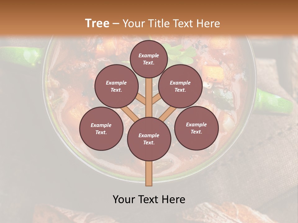 Cobblestone Bread Image PowerPoint Template