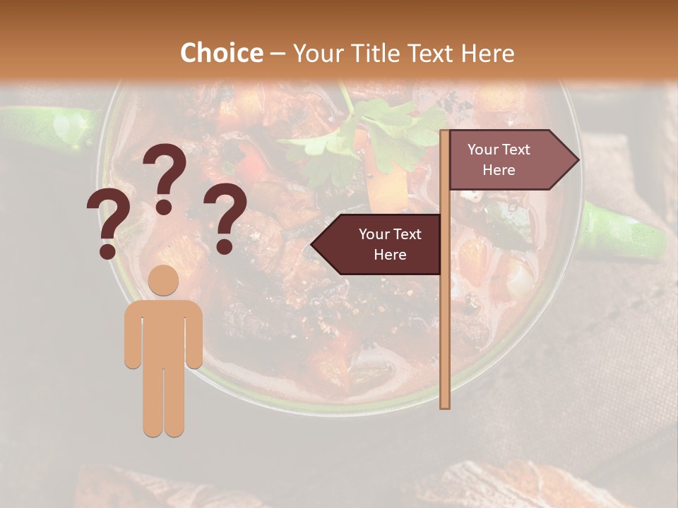 Cobblestone Bread Image PowerPoint Template