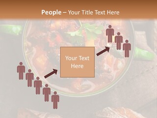 Cobblestone Bread Image PowerPoint Template