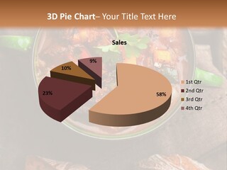 Cobblestone Bread Image PowerPoint Template