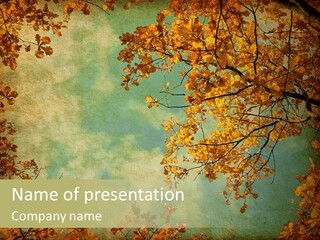 Obsolete Old Frayed PowerPoint Template