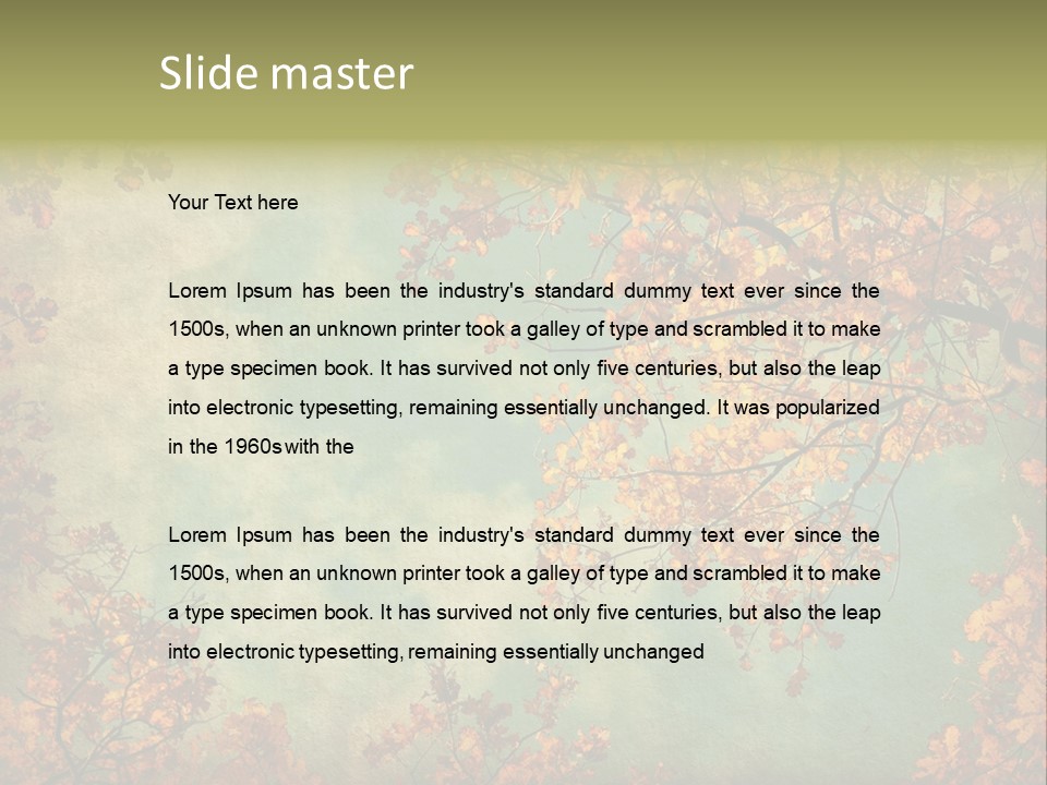 Obsolete Old Frayed PowerPoint Template