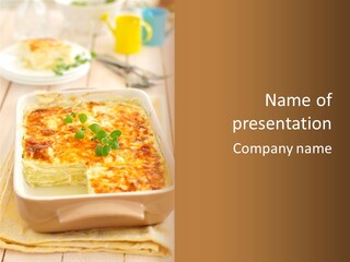 Cooked Whole Part PowerPoint Template