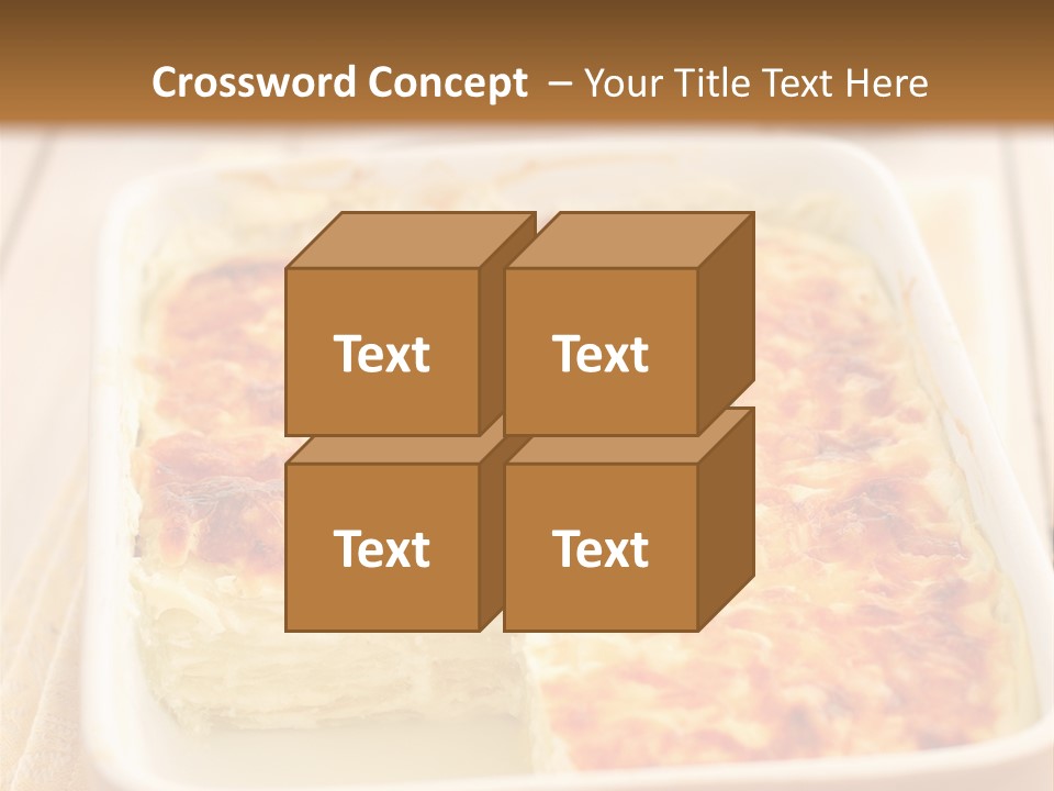 Cooked Whole Part PowerPoint Template