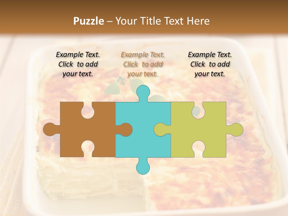 Cooked Whole Part PowerPoint Template