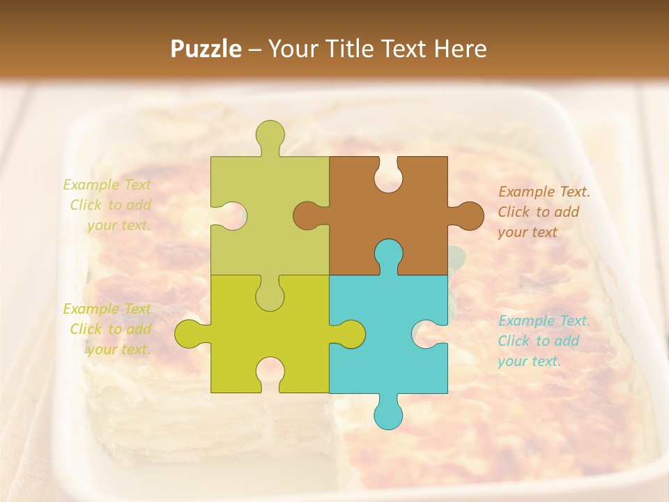 Cooked Whole Part PowerPoint Template