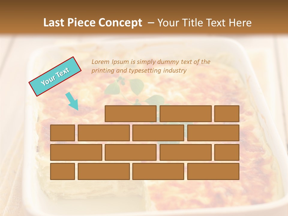 Cooked Whole Part PowerPoint Template