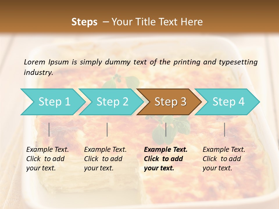 Cooked Whole Part PowerPoint Template