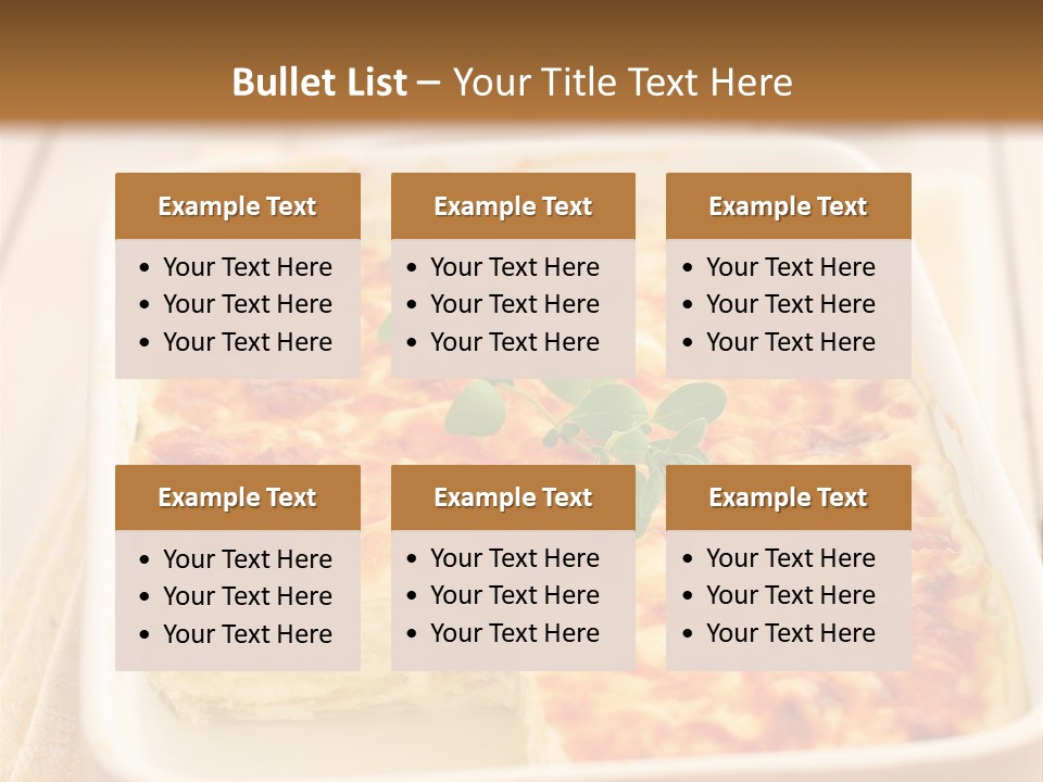 Cooked Whole Part PowerPoint Template