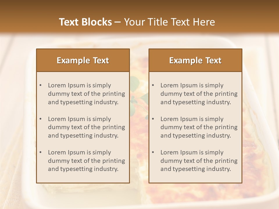 Cooked Whole Part PowerPoint Template