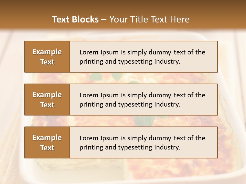 Cooked Whole Part PowerPoint Template