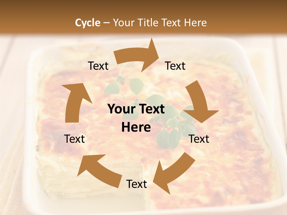 Cooked Whole Part PowerPoint Template
