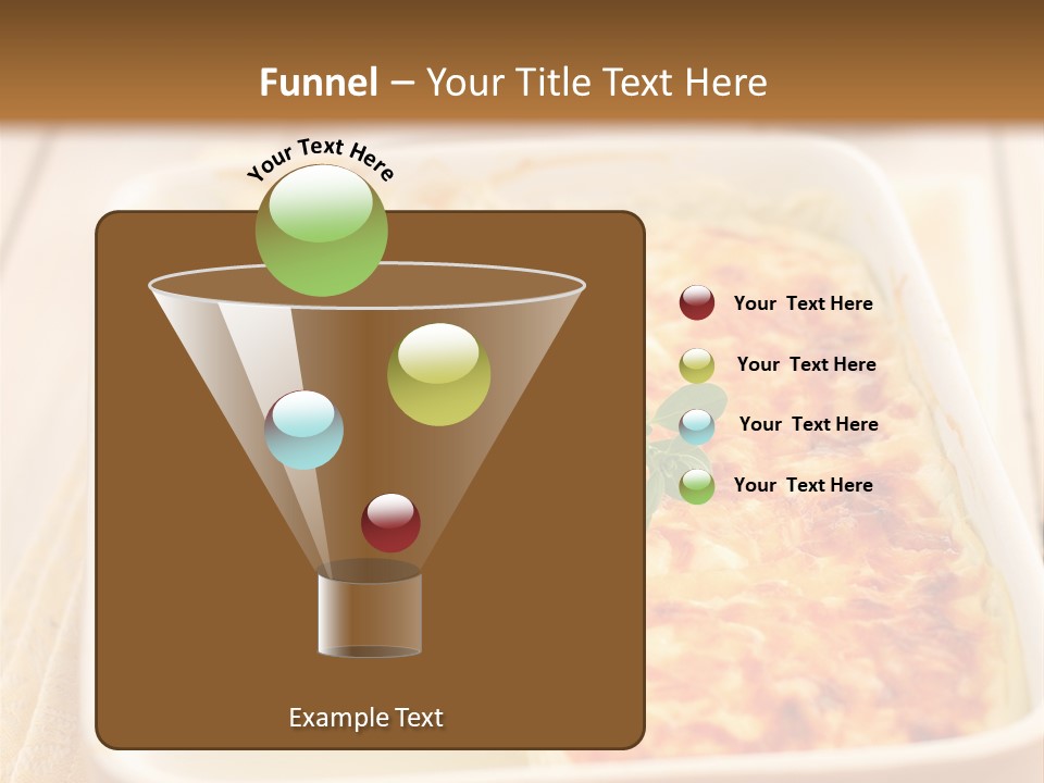 Cooked Whole Part PowerPoint Template