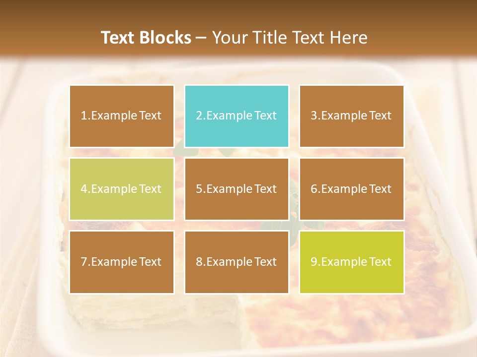 Cooked Whole Part PowerPoint Template