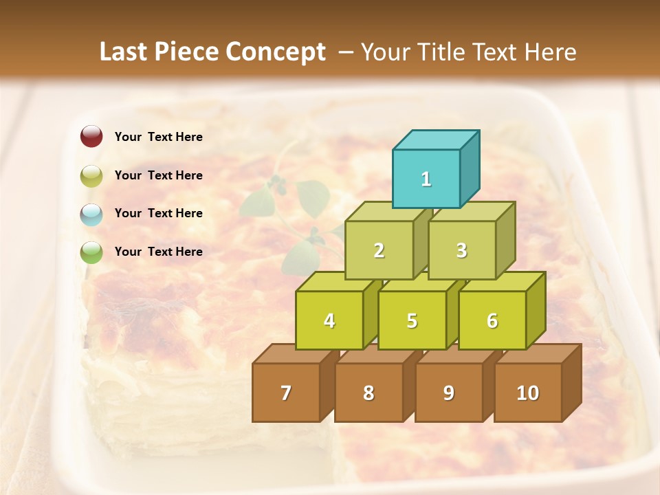 Cooked Whole Part PowerPoint Template