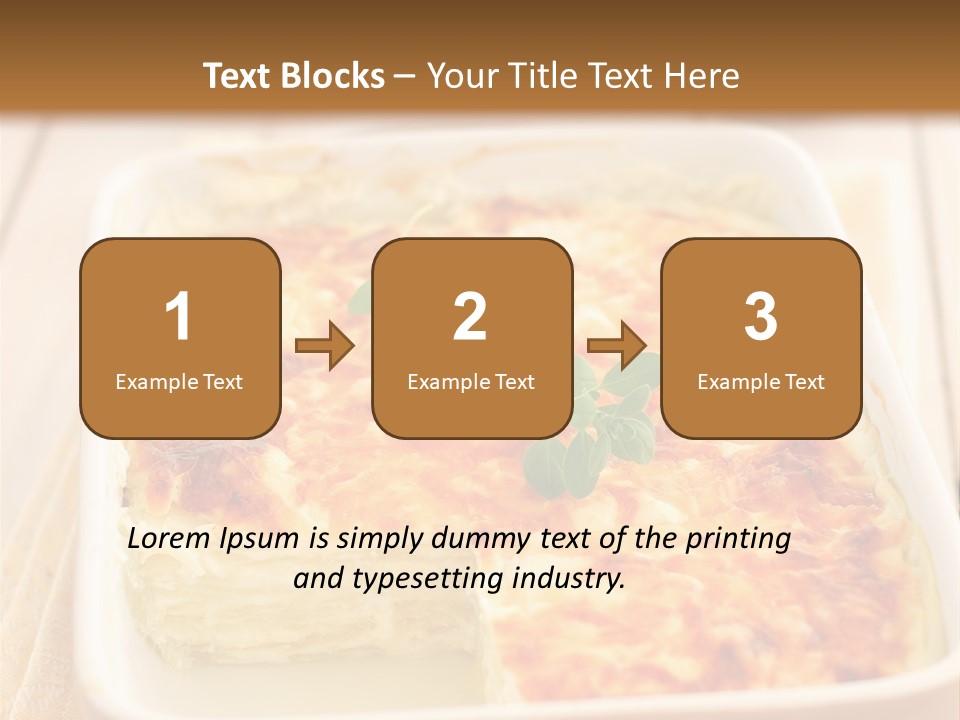 Cooked Whole Part PowerPoint Template