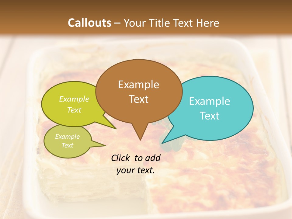 Cooked Whole Part PowerPoint Template
