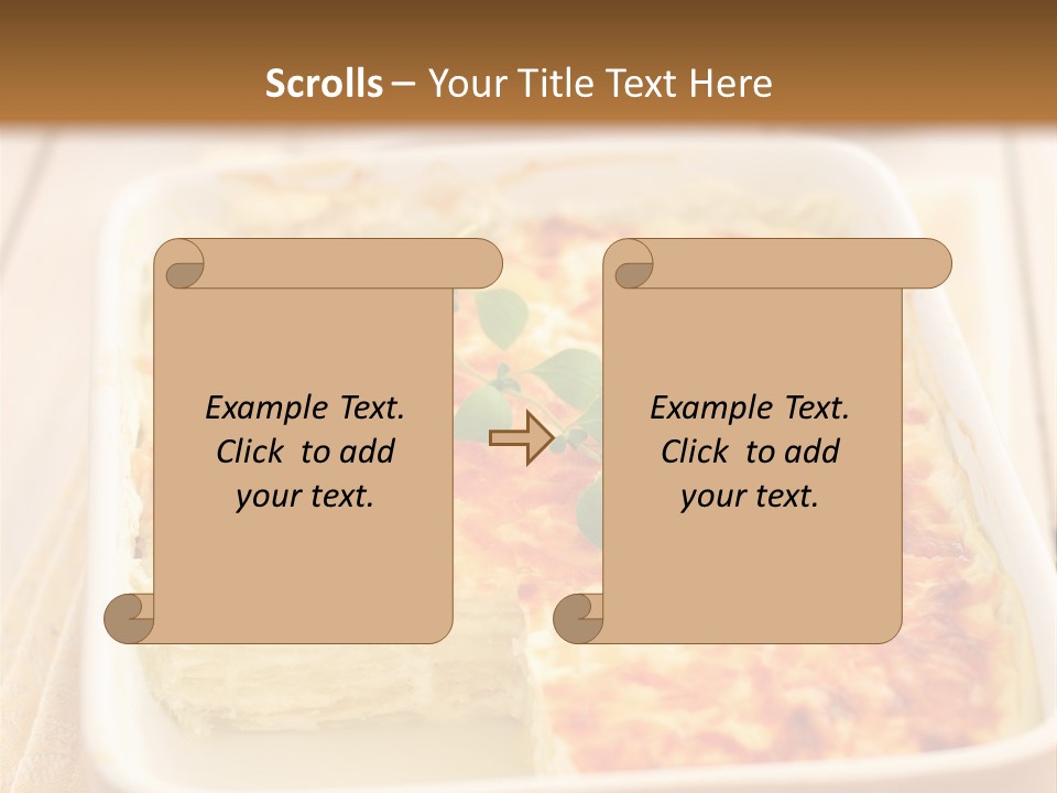Cooked Whole Part PowerPoint Template