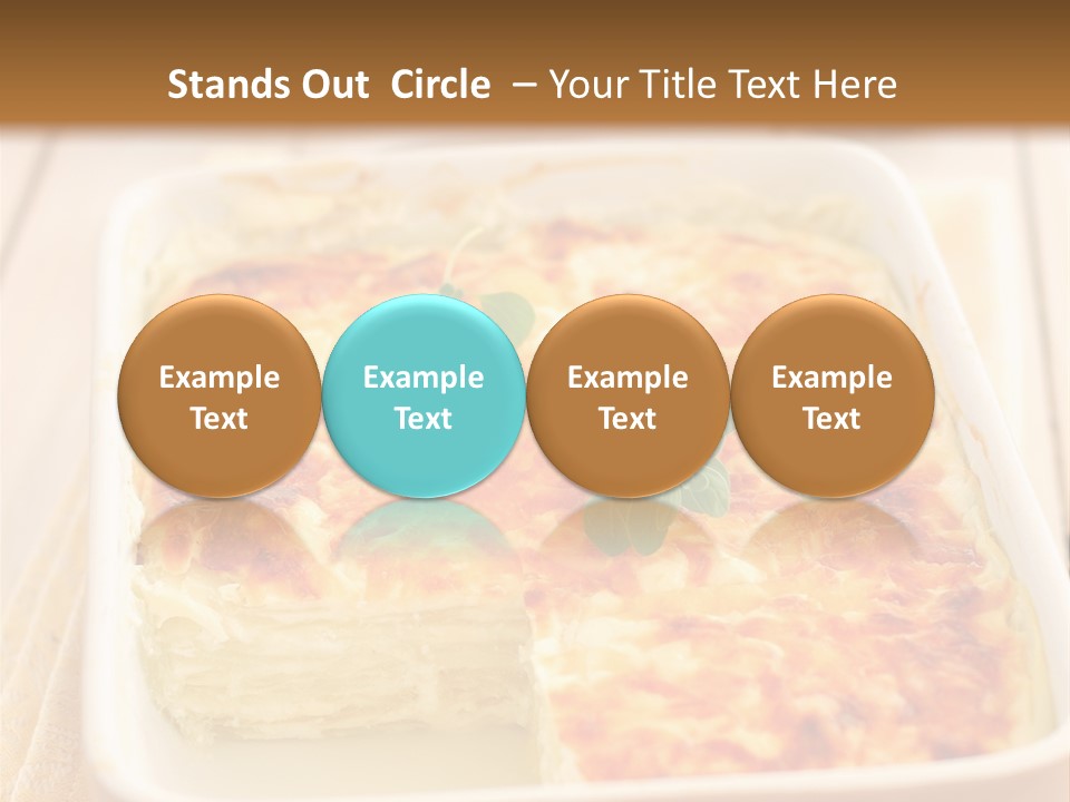 Cooked Whole Part PowerPoint Template