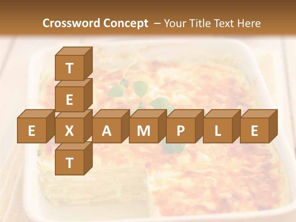 Cooked Whole Part PowerPoint Template