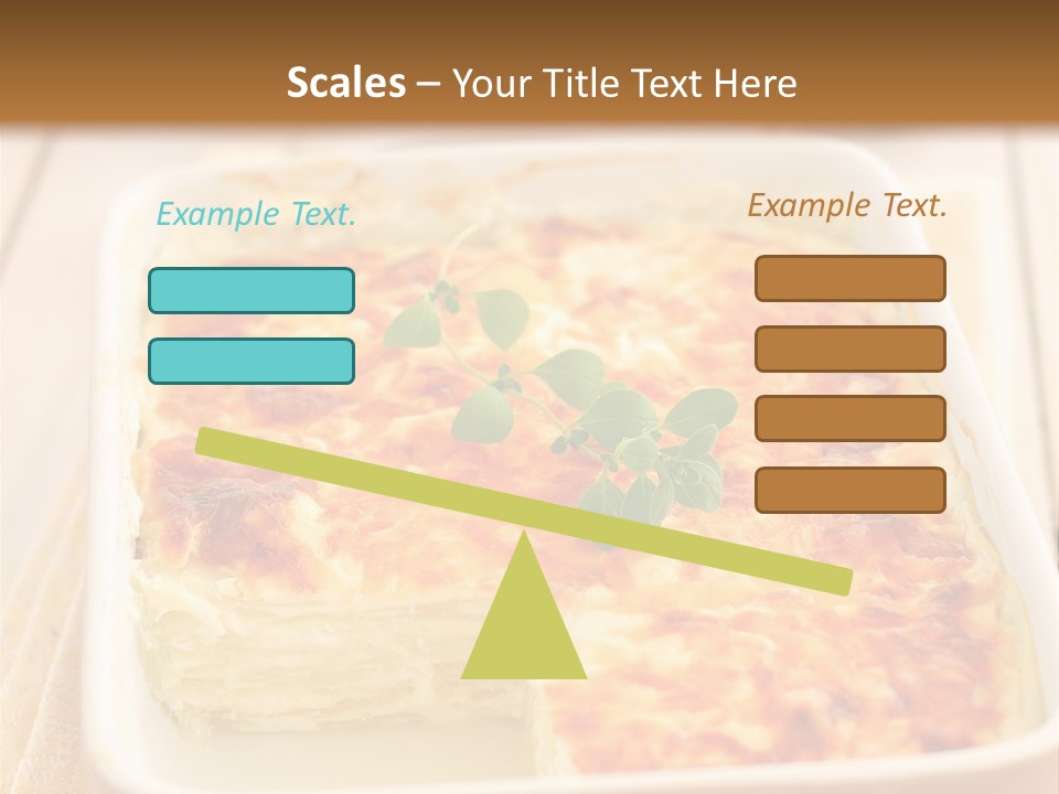 Cooked Whole Part PowerPoint Template