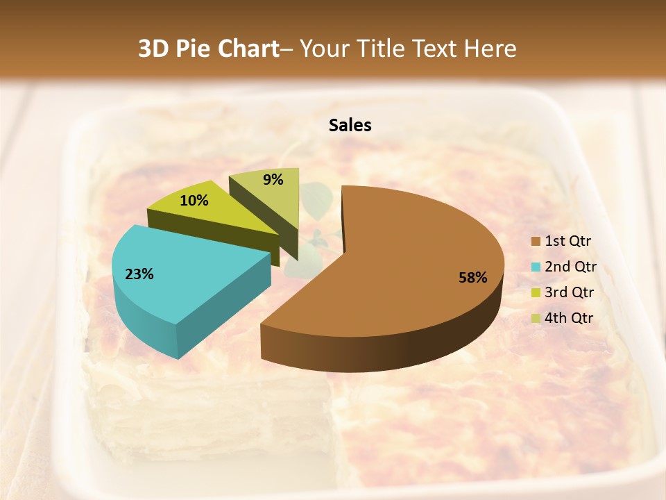 Cooked Whole Part PowerPoint Template