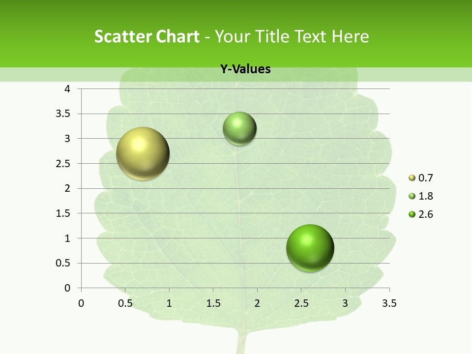 Closeup Leaf Melisa PowerPoint Template
